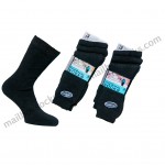 Six Pairs Ladies Thermal Black Socks