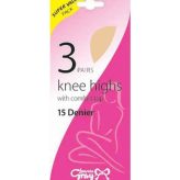 Six Pairs Ladies Knee High Pop Socks  - Nine Colours (Copy)