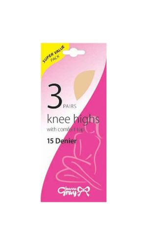 Six Pairs Ladies Knee High Pop Socks  - Nine Colours (Copy)