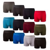 Men's Boxer Short Hipster Trunks ( 12 Pack ) Assorted Colours
