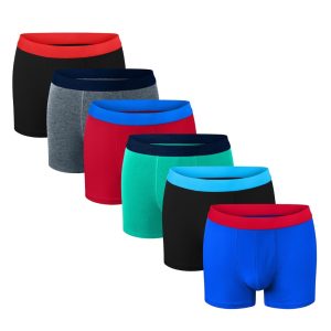 Boys Boxer Short Trunks ( 6 Pack ) Assorted Colours